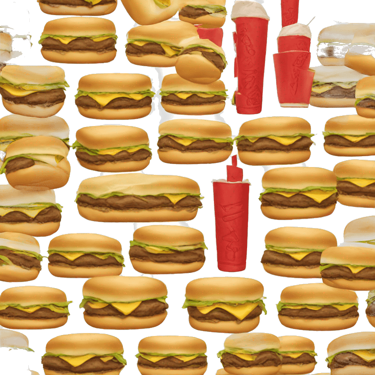 In n out burger  emoji