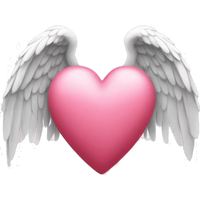 Heart with angel wings emoji