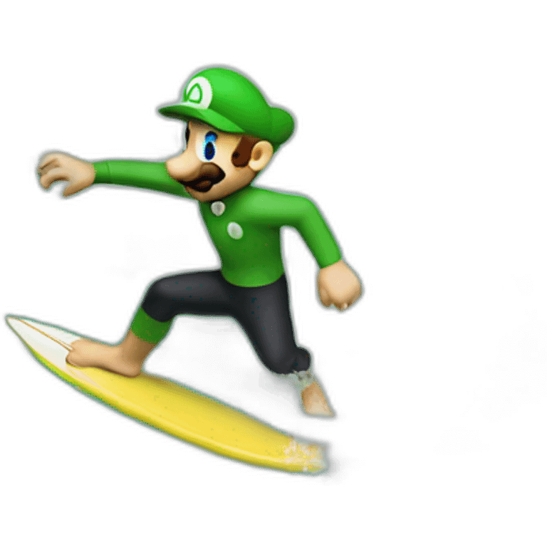 luigi surf emoji