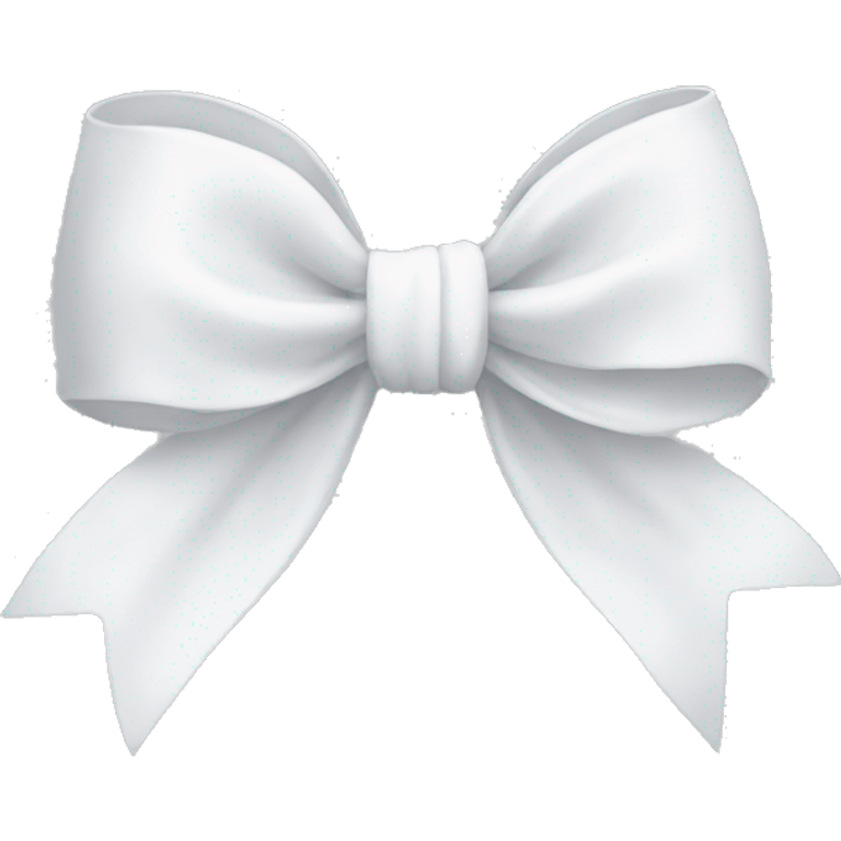 White bow emoji