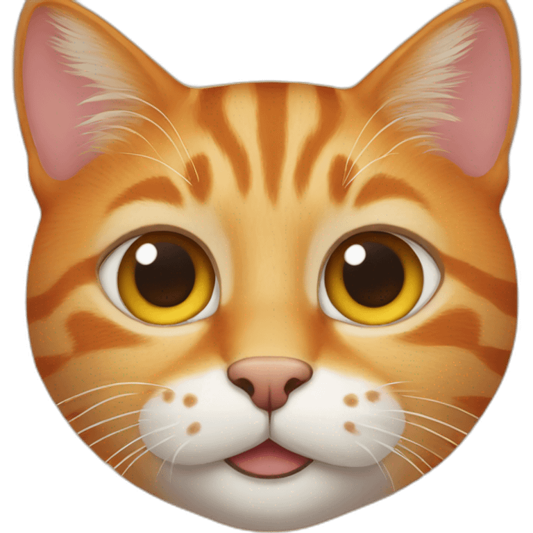 orange tabby cat face emoji