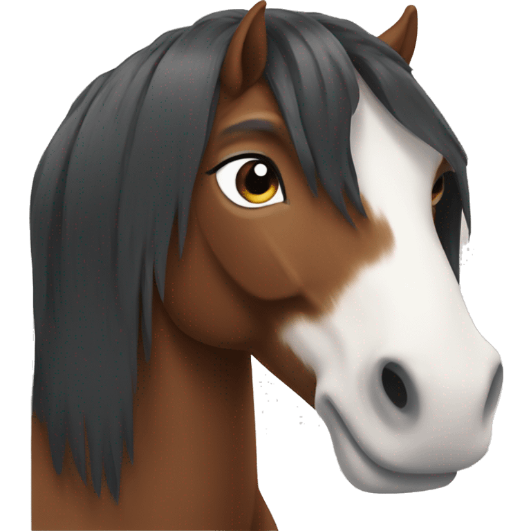 Clydesdale horse emoji