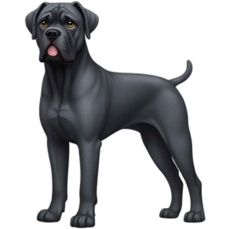 Dog Cane Corso full body emoji