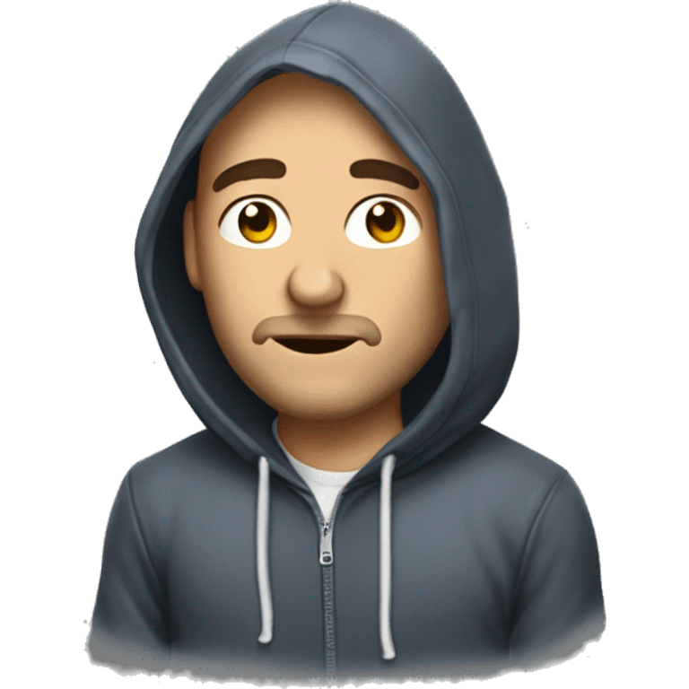 ulrich stern wearing a hoodie emoji