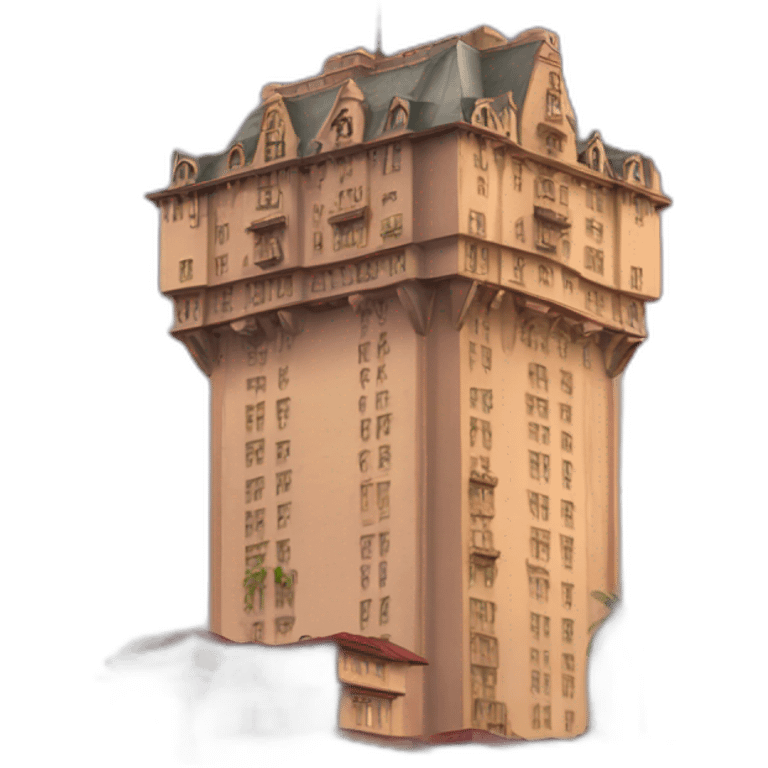 Hollywood tower hotel emoji