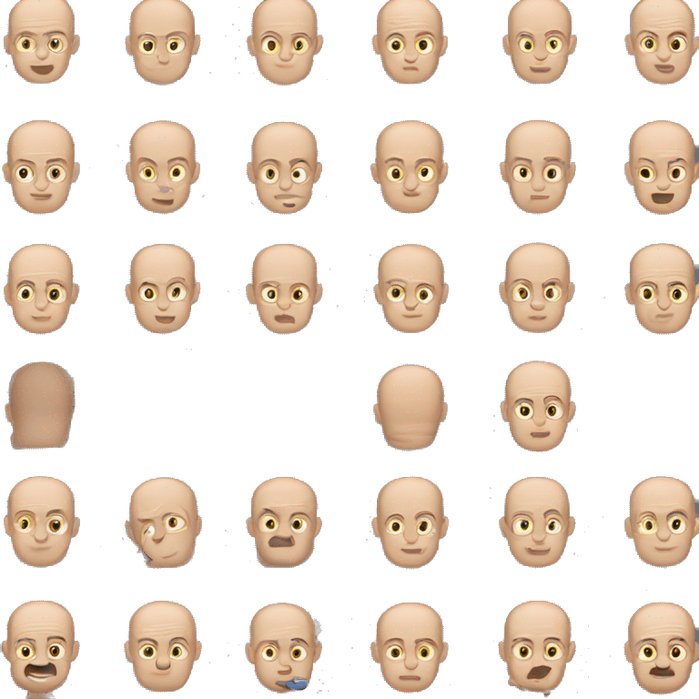 A little balding man with no shoes on emoji