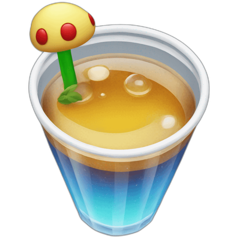 Mario drink emoji