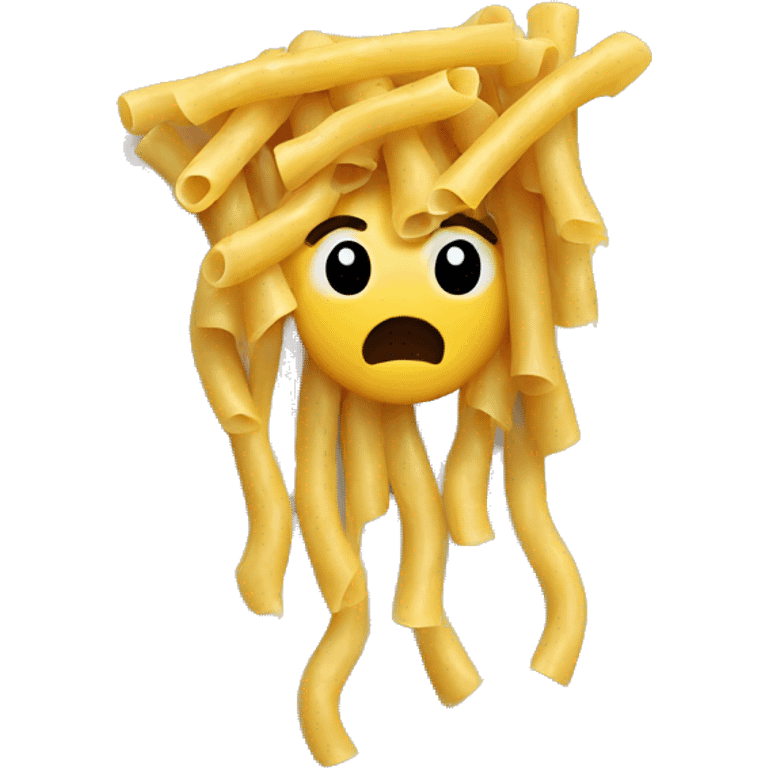 pasta stuck on a wall emoji