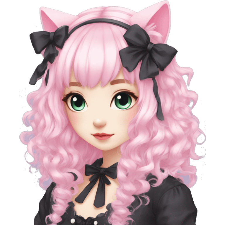 Pastel Edgy Kawaii Cute Beautiful Elegant Pretty Anime Punk Lolita Catgirl emoji