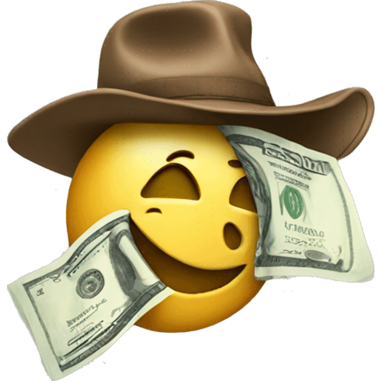 money with propeller hat emoji