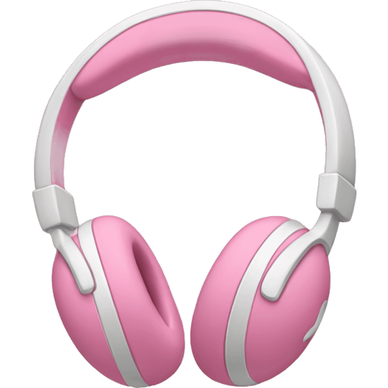 Light pink apple headphones emoji