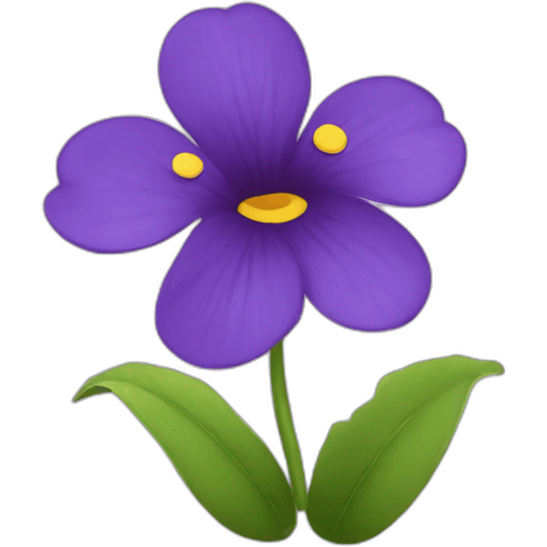 violet flower emoji