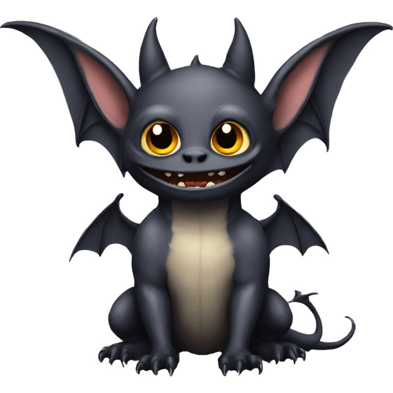 Bat dragon  emoji