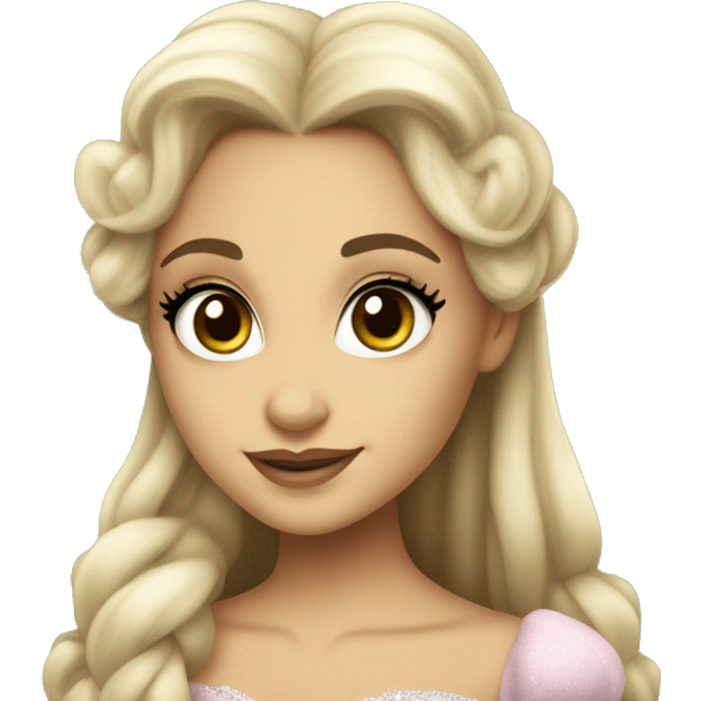 Ariana Grande in wicked as Glinda emoji