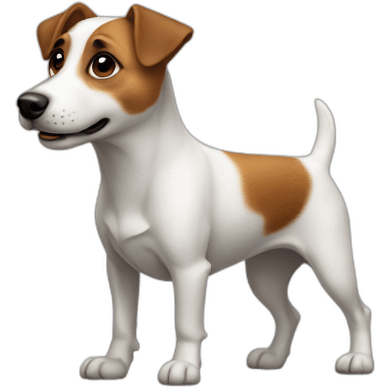 Dog jack russel emoji