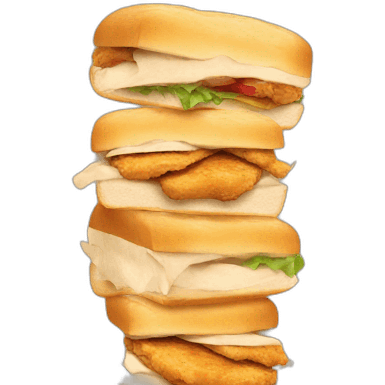 chicken sandwich emoji