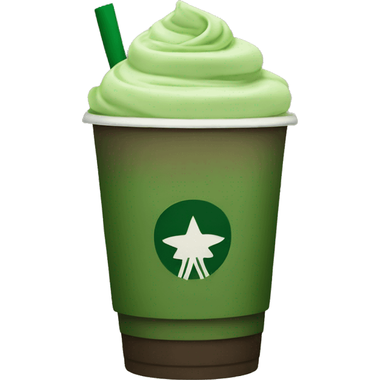 Starbucks matcha emoji