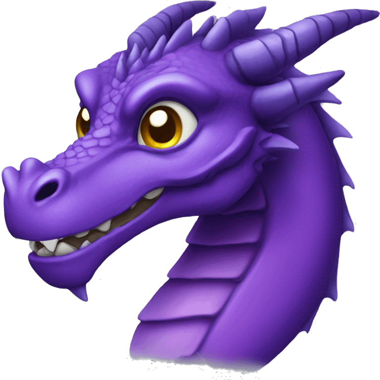 Violet Dragon Head emoji