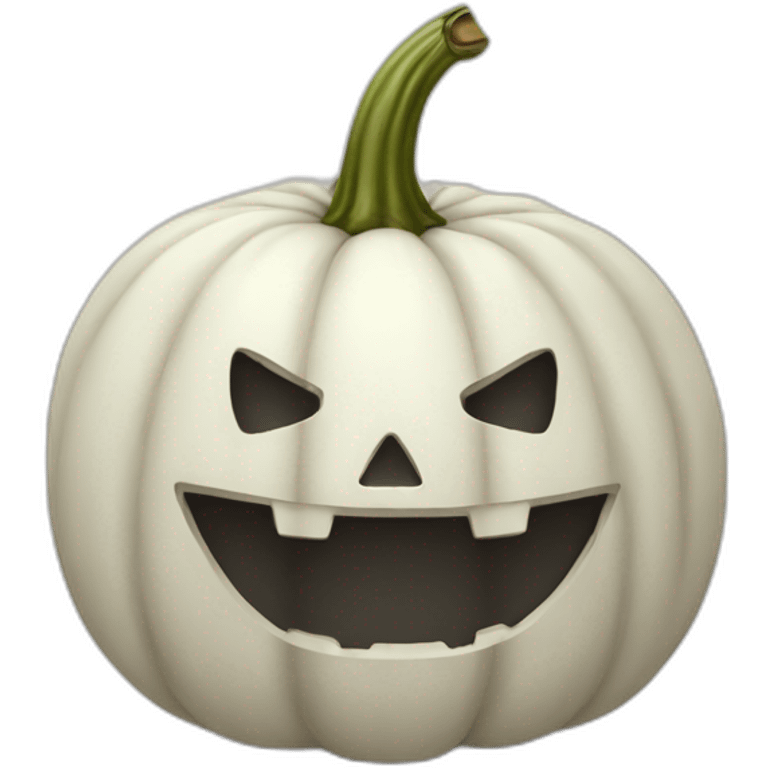 White pumpkin  emoji