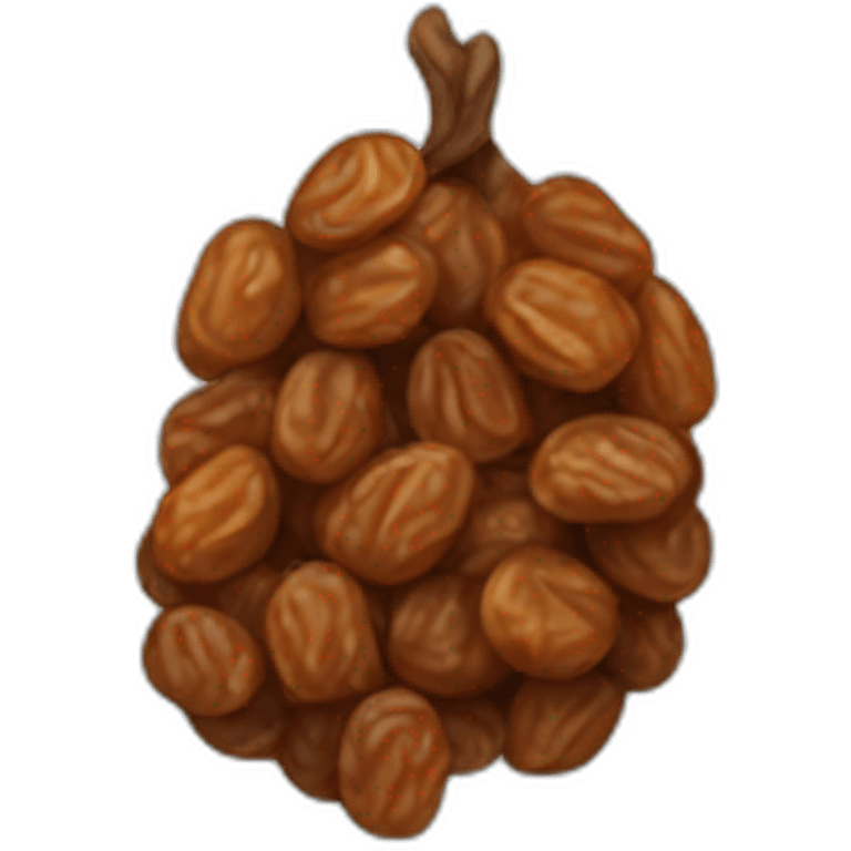 dried raisin emoji