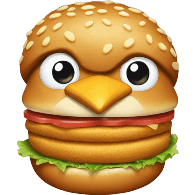 Chicken bigmac emoji