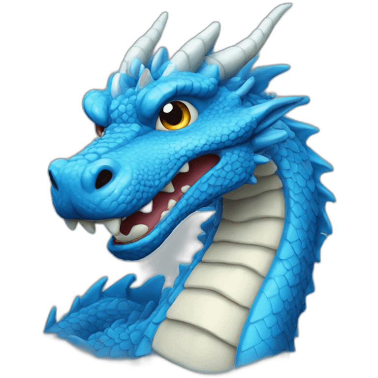 Blue Asian Dragon emoji