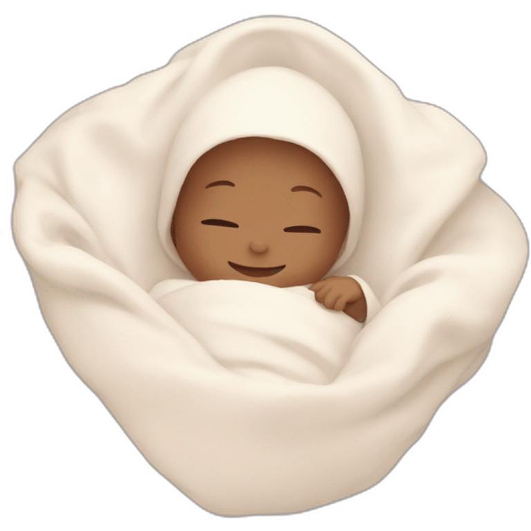 The newborn surrounded by stars emoji