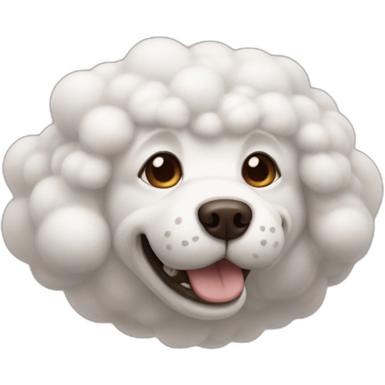 Cloud dog emoji