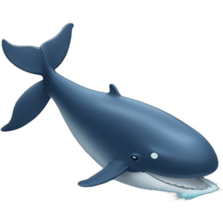 whale in the ocean emoji