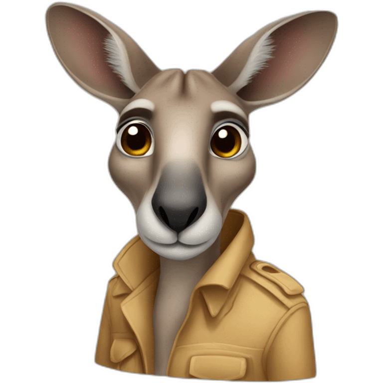 kangaroo safari emoji