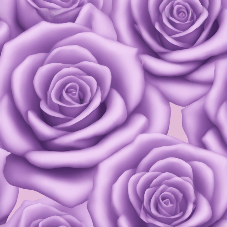 Pastel purple roses emoji