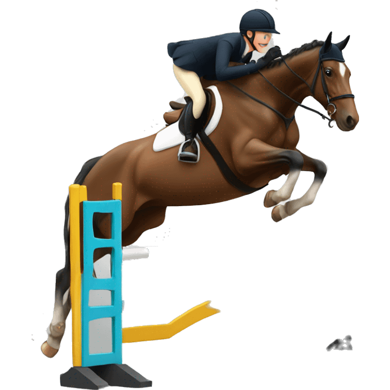 Horse show jumping  emoji