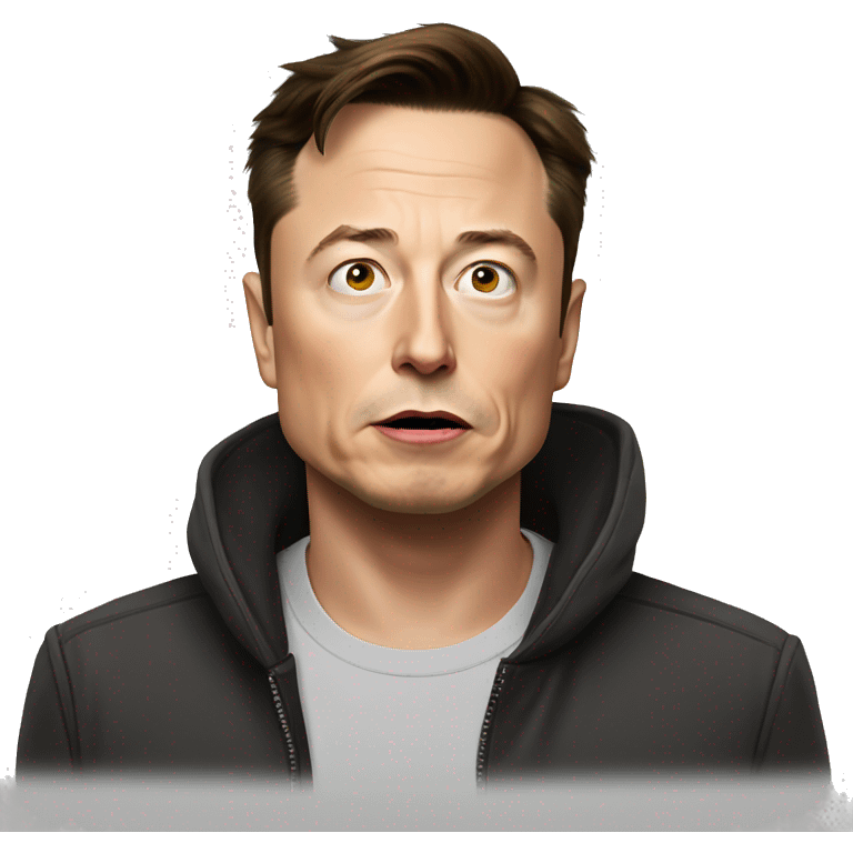 Elon Musk confused emoji