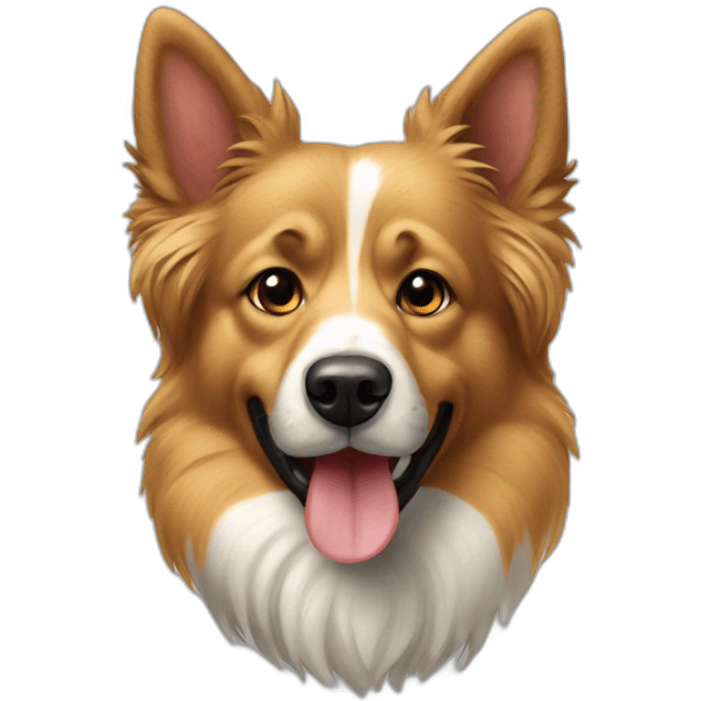 Chien berger australien emoji