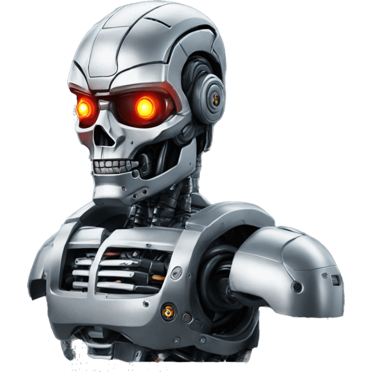 Robot de terminator rapero emoji