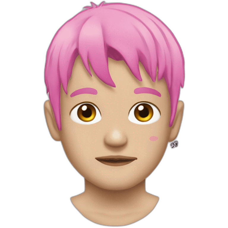 lil–peep–Pink–tattoos emoji