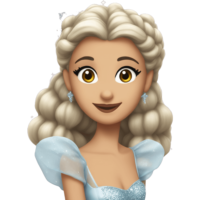 Ariana grande as Glinda bubble  emoji