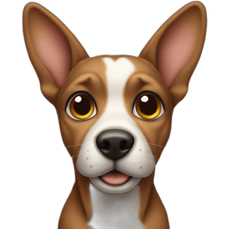 3 eared dog emoji