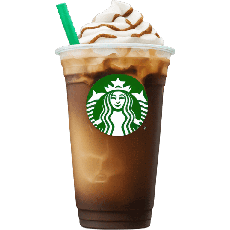 Starbucks iced coffee emoji