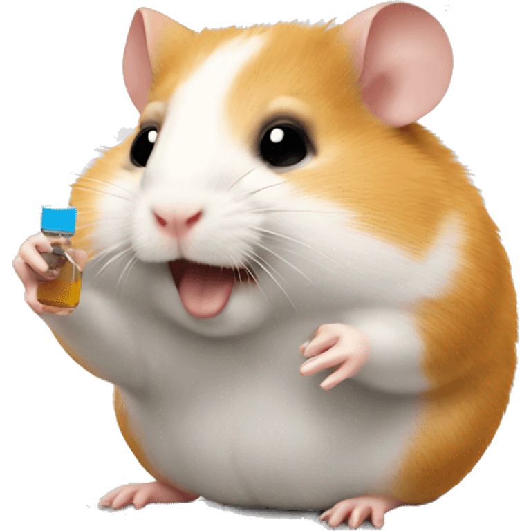 hamster vaping emoji