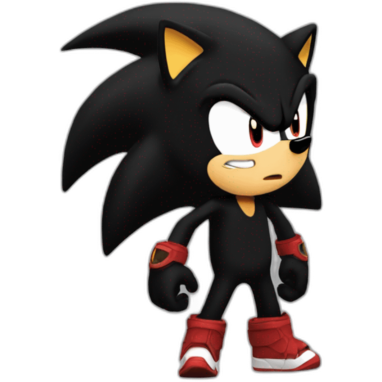 shadow the hedgehog crying with amy emoji