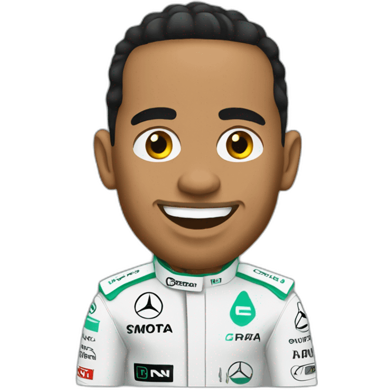 Lewis Hamilton Mercedes emoji