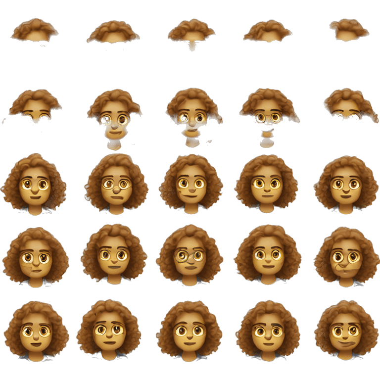 ml engineer with curly hairs emoji