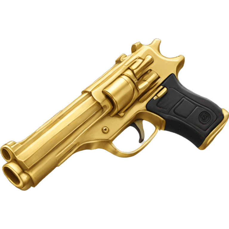 Gold gun emoji