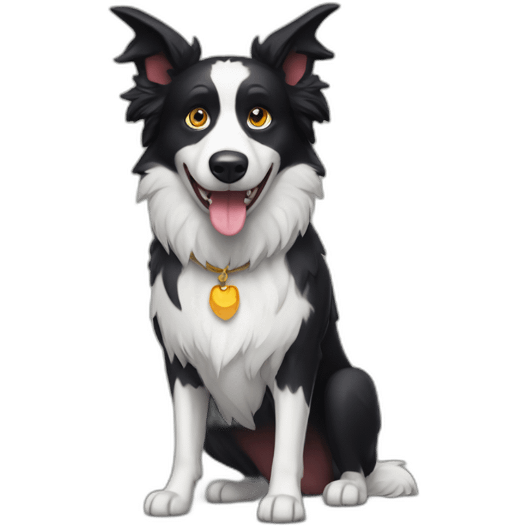 Border-collie-in-an-evil-costume emoji