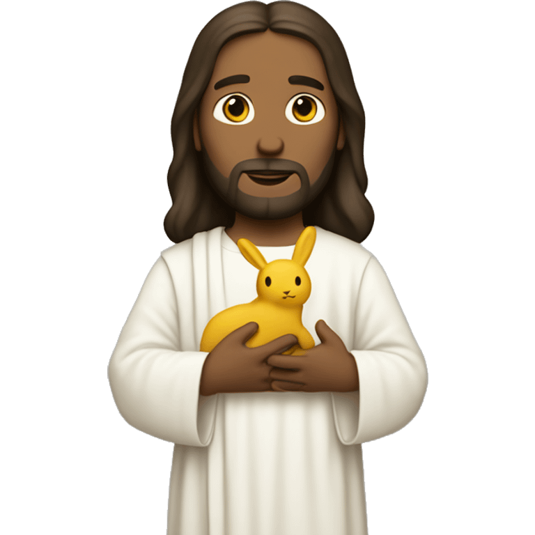 jesus holding miffy emoji