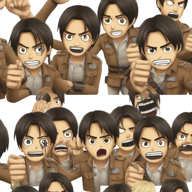 Attack on titan Eren emoji