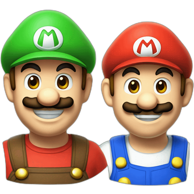 mario and luigi emoji