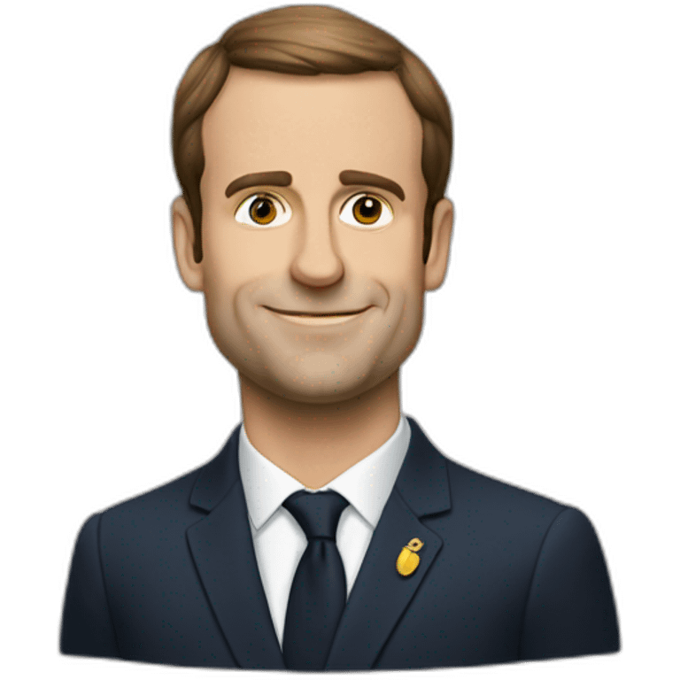 Macron à Macdonald emoji