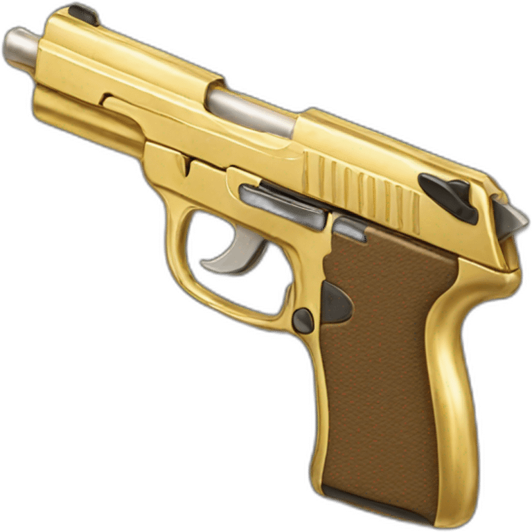 Gold Gun emoji